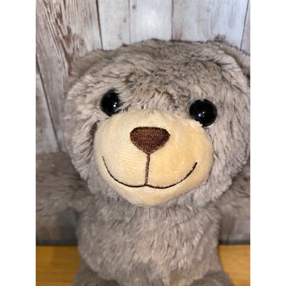 Spark Create Imagine 14" Teddy Bear Soft Plush Stuffed Animal Toy Brown Lovey - Picture 3 of 11